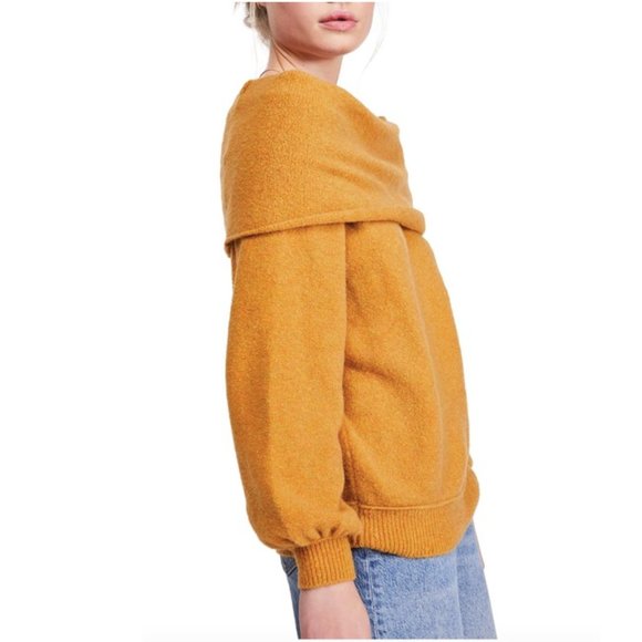 NWT Free People Cowl Neck Sweater. - Picture 3 of 7